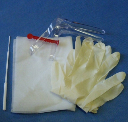 Набор гинекологический одноразовый тип A, зеркало по Куско/салфетка/перчатки/зонд (Универсальный)