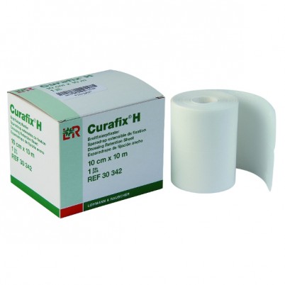 Curafix H пластырь для фиксации раневых повязок и катетеров в рулоне 10см х10м, 30342